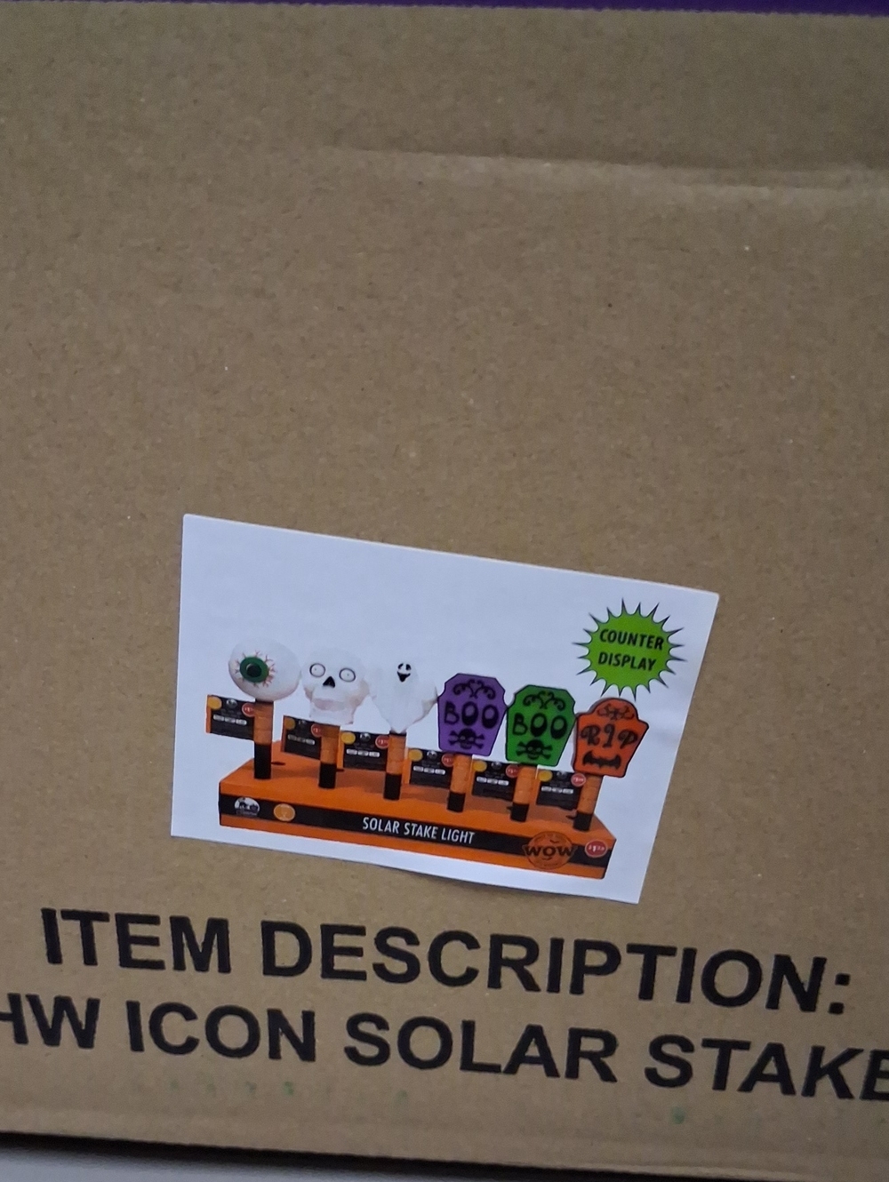 Solar Halloween Stake Lights Final Box